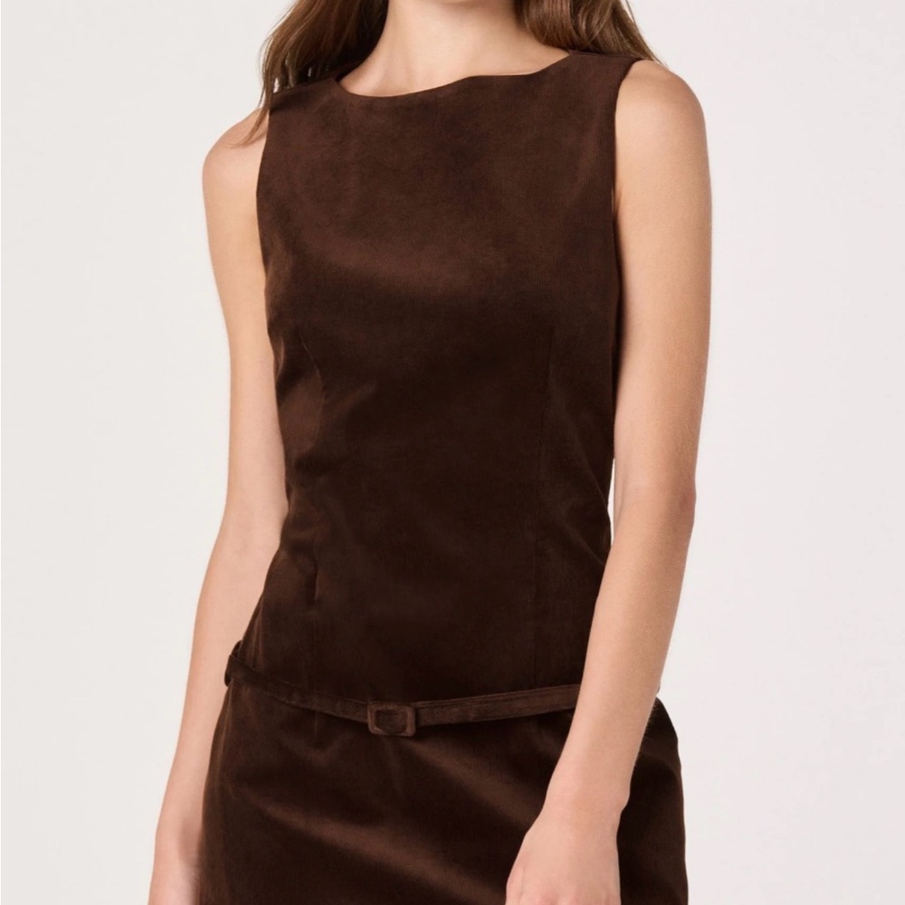 ASTR the Label corduroy belted mini dress